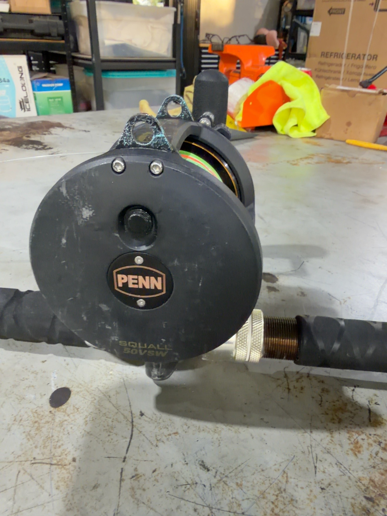 PENN Squall 50VSW / EatMyTackle Roller Rod Combo photo 2