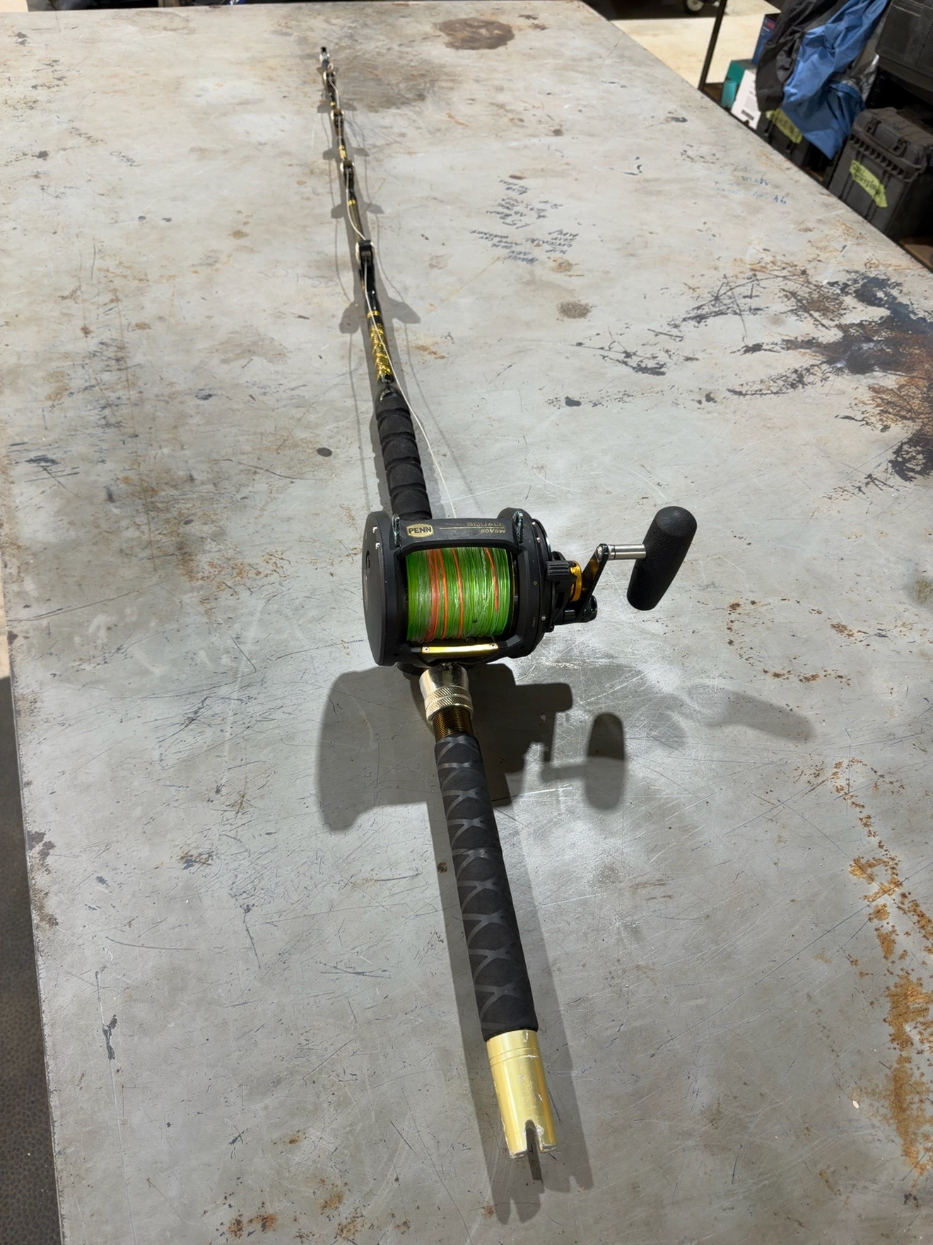 PENN Squall 50VSW / EatMyTackle Roller Rod Combo photo 4
