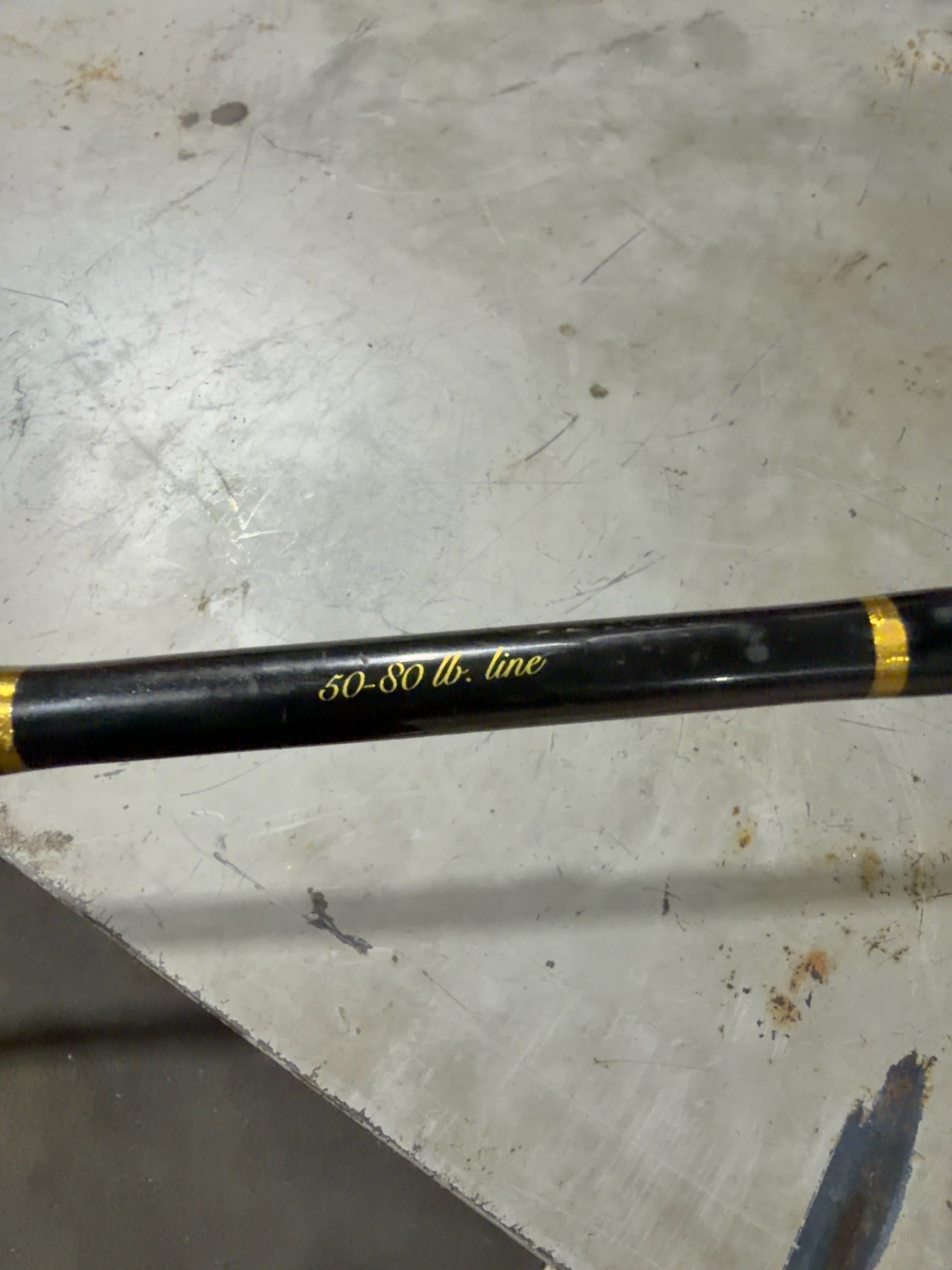 J.R. Custom 50-80 lb Bent-Butt Roller Rod